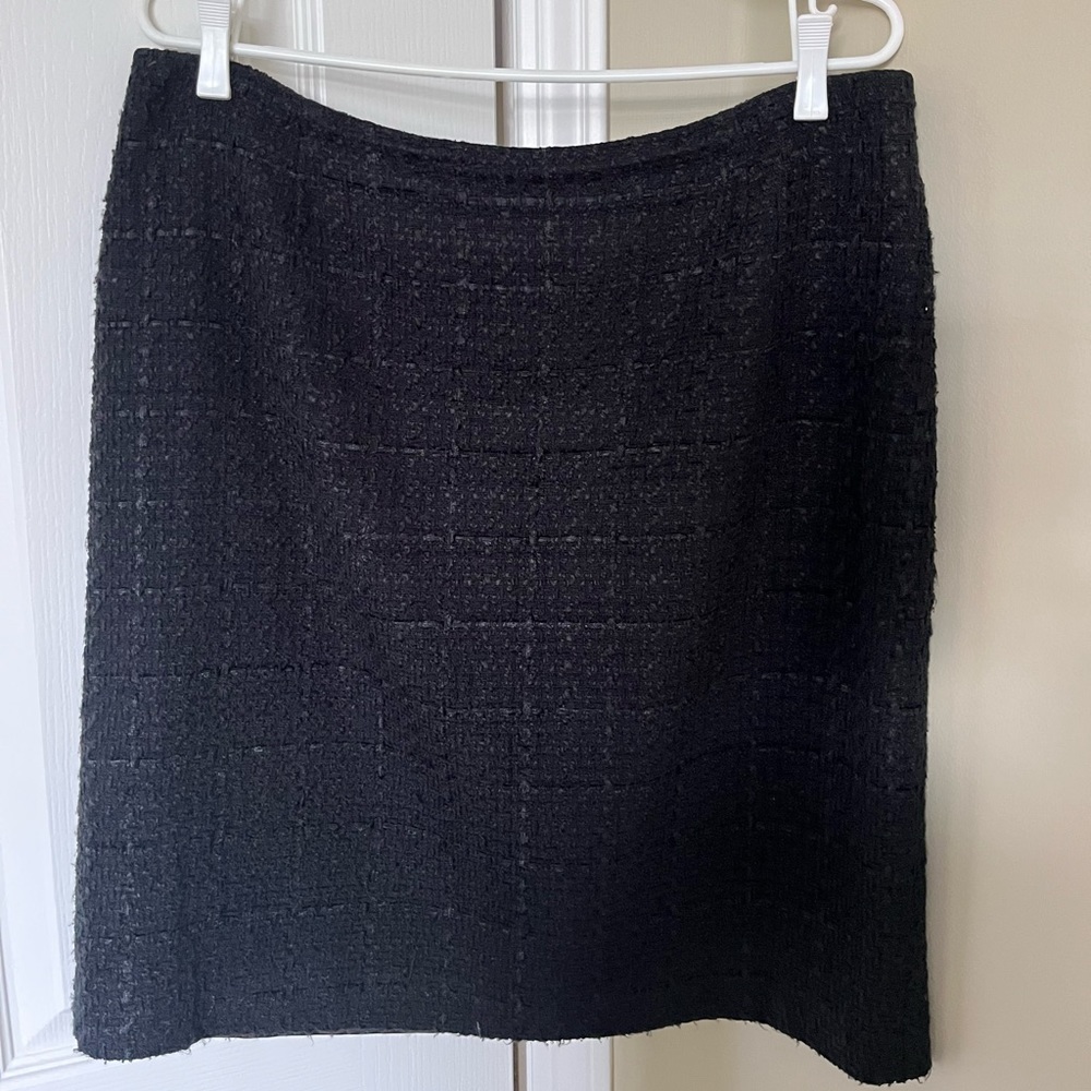 Serrani Italy Classic Style Black Skirt